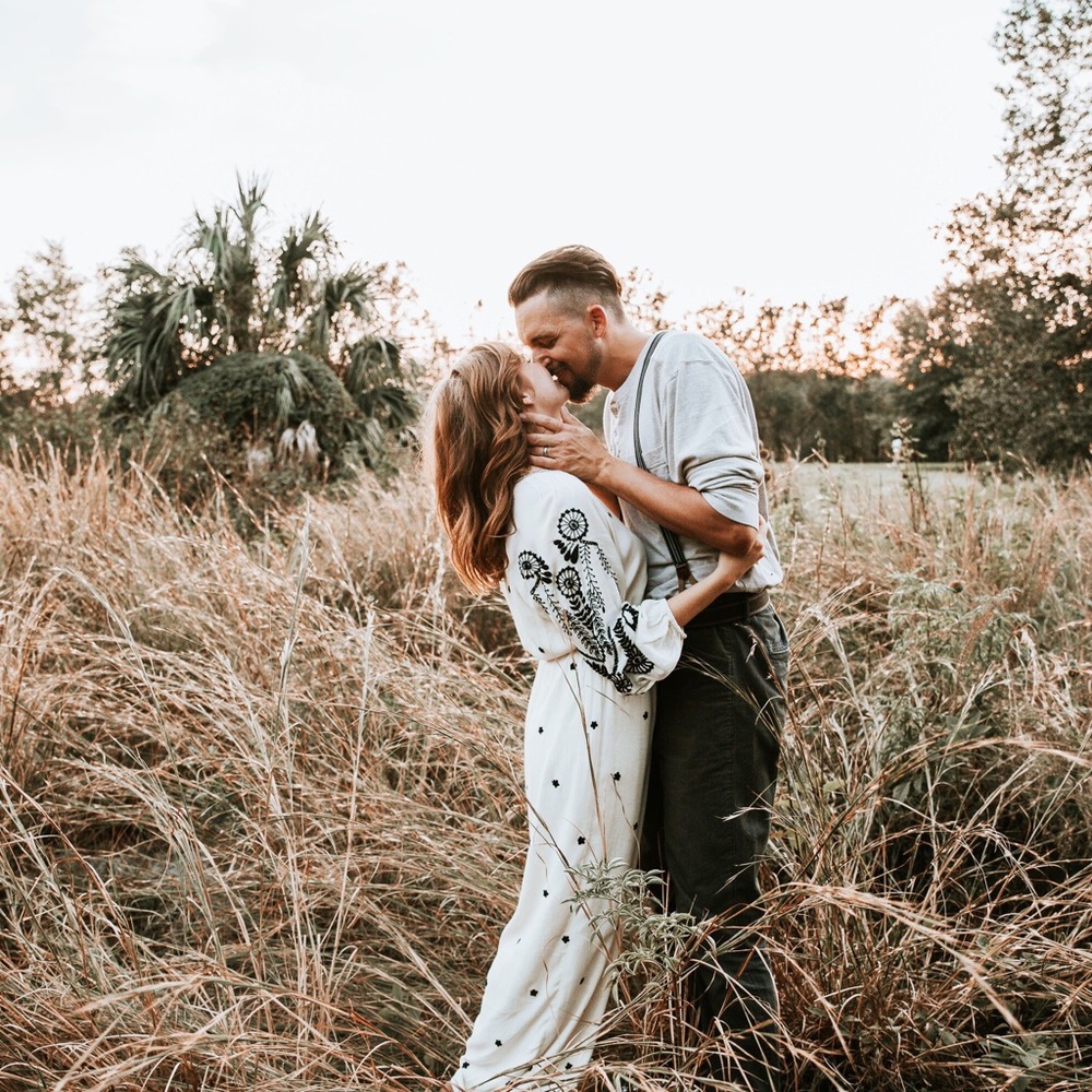 Free people ivory embroidered v neck jumpsuit